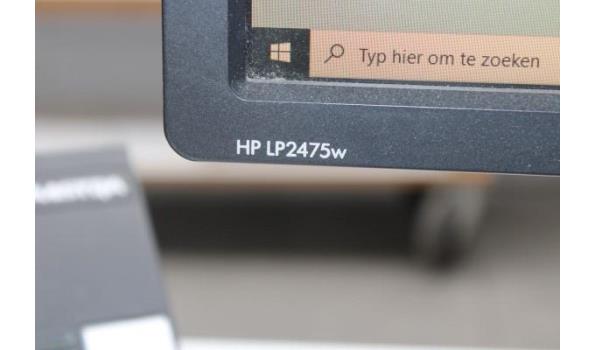 pc HP Intel Corei7-8700 cpu 3.20Ghz16Gb, compleet met tst scherm HP, klavier en muis, paswoord niet gekend